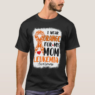 T-shirt Je Porte De L'Orange Pour Mon Mois De Sensibilisat