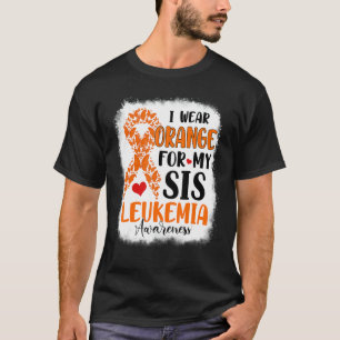 T-shirt Je Porte De L'Orange Pour Mon Mois De Sensibilisat