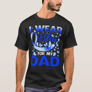 T-shirt Je porte du bleu pour la sensibilisation à l'alopé