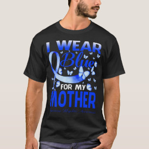 T-shirt Je Porte Du Bleu Pour Ma Mère Myélites Transverses