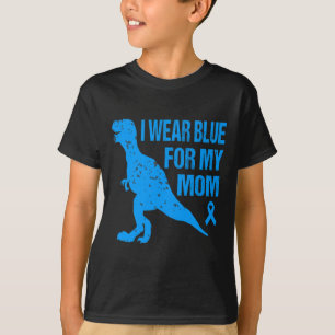 T-shirt Je Porte Du Bleu Pour Ma Mère Toddler De Sensibili