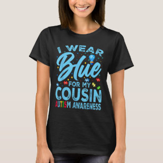T-shirt Je Porte Du Bleu Pour Ma Sensibilisation sur l'aut
