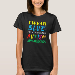T-shirt Je Porte Du Bleu Pour Ma Sensibilisation sur l'aut