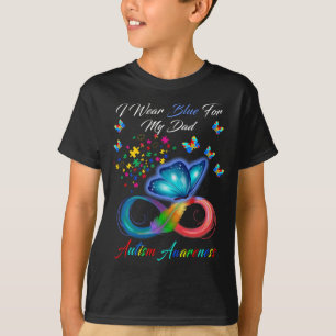 T-shirt Je Porte Du Bleu Pour Ma Sensibilisation sur l'aut