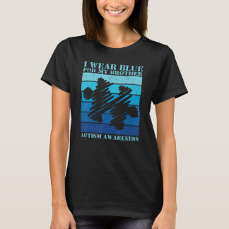 T-shirt Je Porte Du Bleu Pour Ma Sensibilisation sur l'aut
