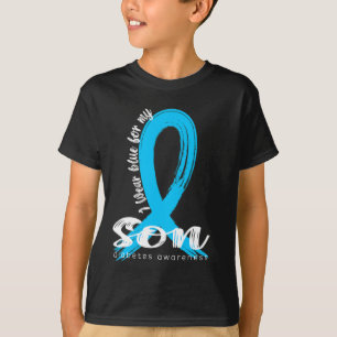 T-shirt Je Porte Du Bleu Pour Mon Fils Sensibilisation Dia