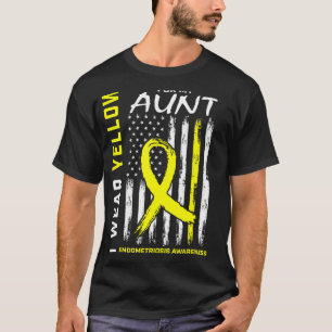 T-shirt Je Porte Du Jaune Pour Le Régime De Sensibilisatio