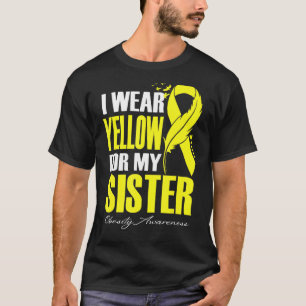 T-shirt Je Porte Du Jaune Pour Ma Soeur Obesity Awareness