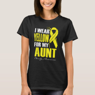 T-shirt Je Porte Du Jaune Pour Ma Tante Obesity Awareness