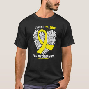 T-shirt Je Porte Du Jaune Pour Mon StepMom Endometriosis