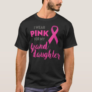 T-shirt Je Porte Du Rose Pour Ma Sensibilisation À La Peti