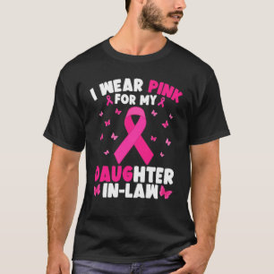 T-shirt Je Porte Du Rose Pour Mon Cancer Du Sein De La Fil