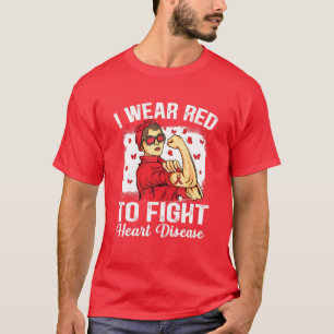 T-shirt Je Porte Du Rouge Pour Lutter Contre La Sensibilis