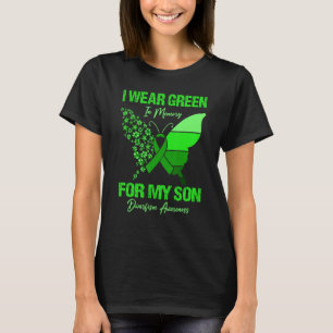 T-shirt Je Porte Du Vert En Mémoire De Mon Fils Dwarfism R
