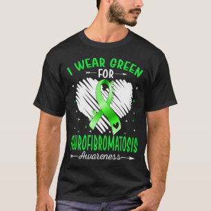 T-shirt Je porte du vert pour la sensibilisation à la NEUR