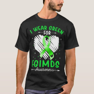 T-shirt Je Porte Du Vert Pour La Sensibilisation Aux FGIMD