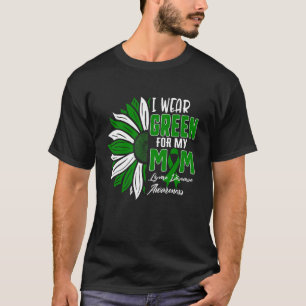 T-shirt Je Porte Du Vert Pour Ma Maman Lyme Maladie Sensib