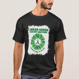 T-shirt Je Porte Du Vert Pour Mon Frère Cp Cérébral Palsy 