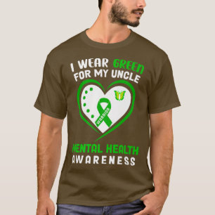 T-shirt Je Porte Du Vert Pour Mon Oncle - Les Lauréats En 