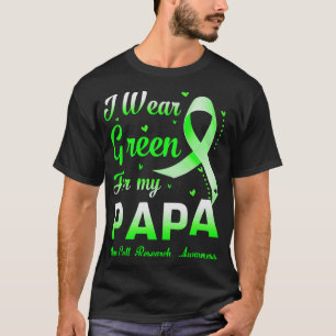 T-shirt Je Porte Du Vert Pour Mon Papa Chercheur En Recher