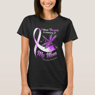T-shirt Je Porte Du Violet En Mémoire De Ma Mère Surdose D