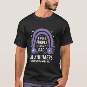 T-shirt Je porte du violet pour la maladie d'Alzheimer de