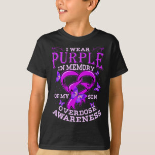T-shirt Je Porte Du Violet Pour La Sensibilisation À La Su