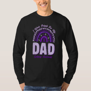 T-shirt Je porte du violet pour la sensibilisation à l'épi