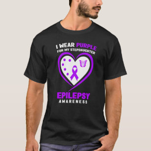 T-shirt Je porte du violet pour la sensibilisation à l'épi