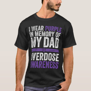 T-shirt Je Porte Du Violet Pour La Sensibilisation De Mon