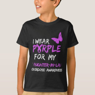 T-shirt Je Porte Du Violet Pour La Surdose De Ma Belle-Fil