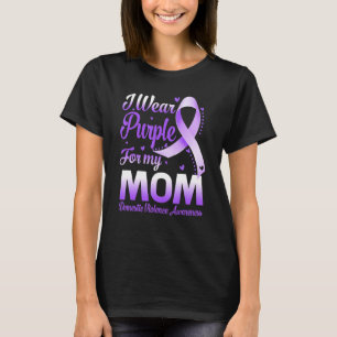 T-shirt Je Porte Du Violet Pour Ma Mère Académie De Violen