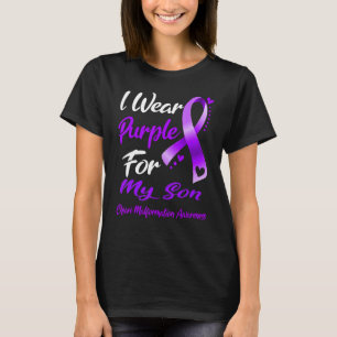 T-shirt Je Porte Du Violet Pour MON FILS Chiari Malformati