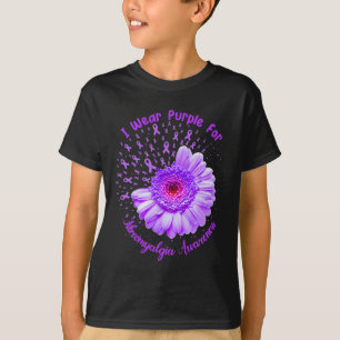 T-shirt Je Porte Du Violet Pour Survivant De Sensibilisati