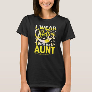 T-shirt Je Porte Jaune Pour La Journée De Sensibilisation