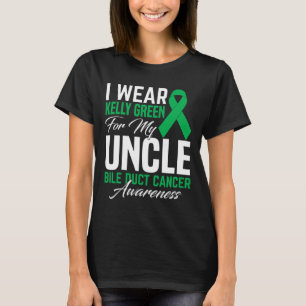 T-shirt Je Porte Kelly Green Pour Mon Oncle Bile Ducky Can