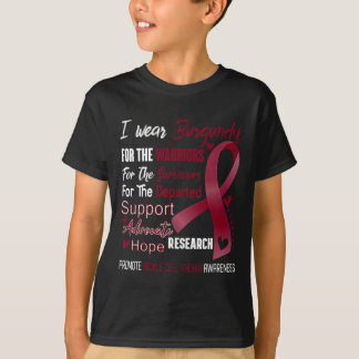 T-shirt Je Porte La Bourgogne Pour La Sensibilisation À L'