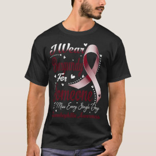 T-shirt Je Porte La Bourgogne Pour La Sensibilisation À LA