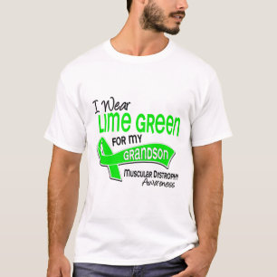 T-shirt Je porte la dystrophie musculaire de petit-fils du