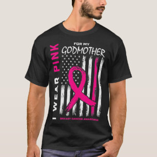 T-shirt Je Porte La Godmère rose Amer Sensibilisation au