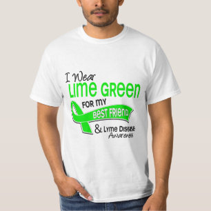 T-shirt Je porte la maladie de Lyme de meilleur ami du