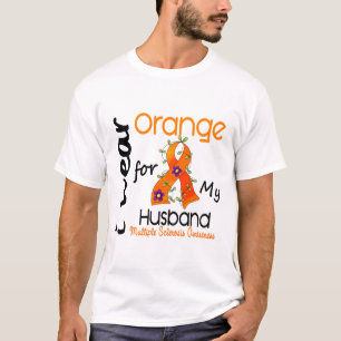 T-shirt Je porte la sclérose en plaques de milliseconde d