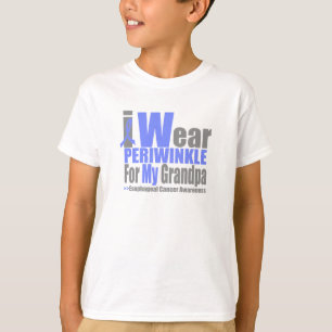 T-shirt Je porte le bigorneau pour mon Cancer oesophagien