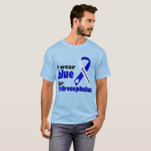 Je porte le bleu pour l'Hydrocéphalie