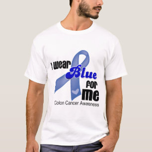 T-shirt Je Porte Le Bleu Pour Moi Le Cancer Du Colon