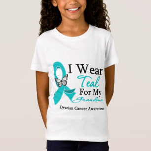 T-Shirt Je porte le Cancer ovarien de grand-maman