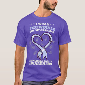 T-shirt Je Porte Le Périwinkel Pour Mon Grand-Mère Cancer 