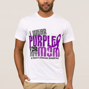 T-shirt Je porte le pourpre pour ma maladie de Crohn de la