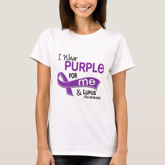T-shirt Je porte le pourpre pour moi 42 lupus (Devant)