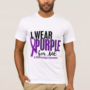 T-shirt Je porte le pourpre pour MOI la fibromyalgie 10